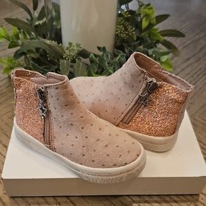 Glitter Star Zip Up Boots Size 8
